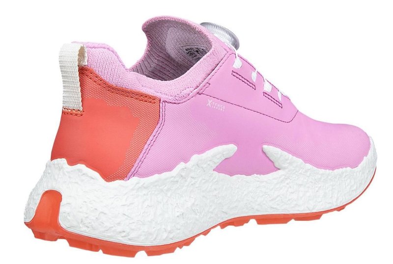 Ecco Biom H5 BOA damskie buty golfowe, lilac chiffon/burnt coral
