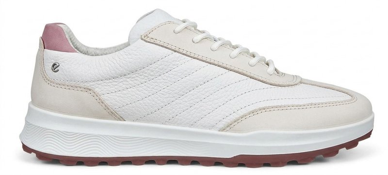 Ecco Street Vibe damskie buty golfowe, limestone/white/blush