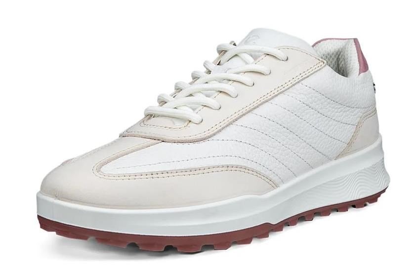 Ecco Street Vibe damskie buty golfowe, limestone/white/blush