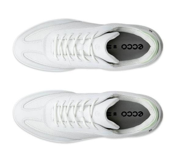 Ecco Street Vibe damskie buty golfowe, shadow white/lime cream
