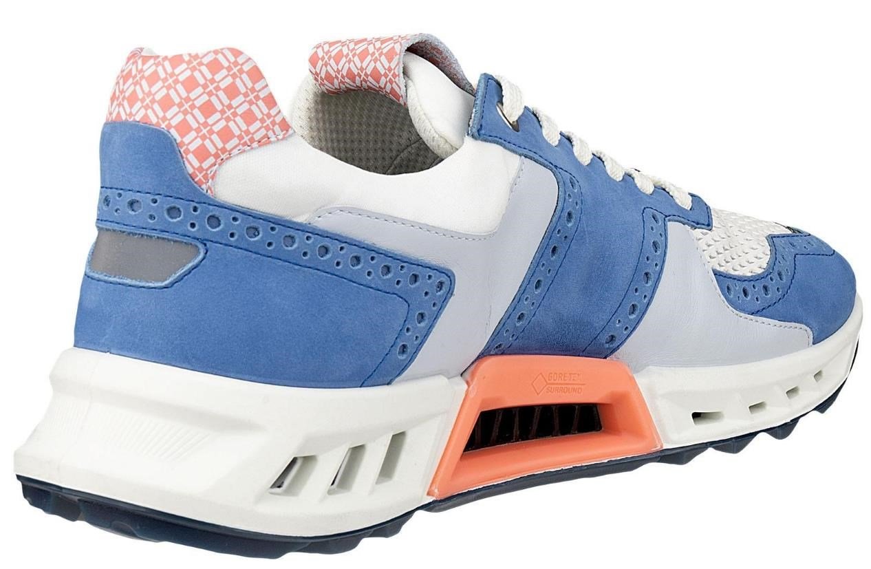 Ecco Biom C4 męskie buty golfowe, federal blue/white/burnt coral