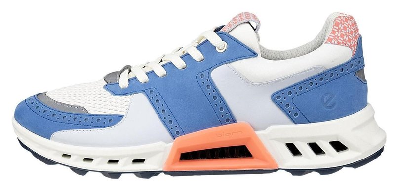 Ecco Biom C4 męskie buty golfowe, federal blue/white/burnt coral