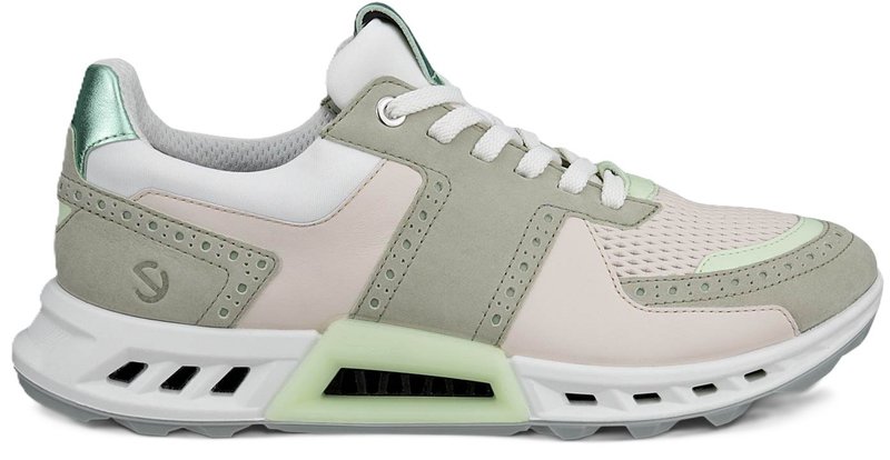 Ecco Biom C4 damskie buty golfowe, tea/limestone/matcha metallic