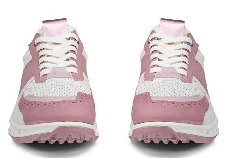 Ecco Biom C4 damskie buty golfowe, blush/white/old rose metallic