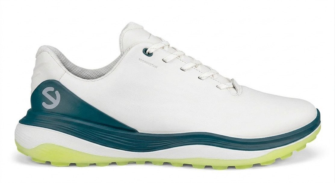 Ecco LT1 męskie buty golfowe, white/baygreen