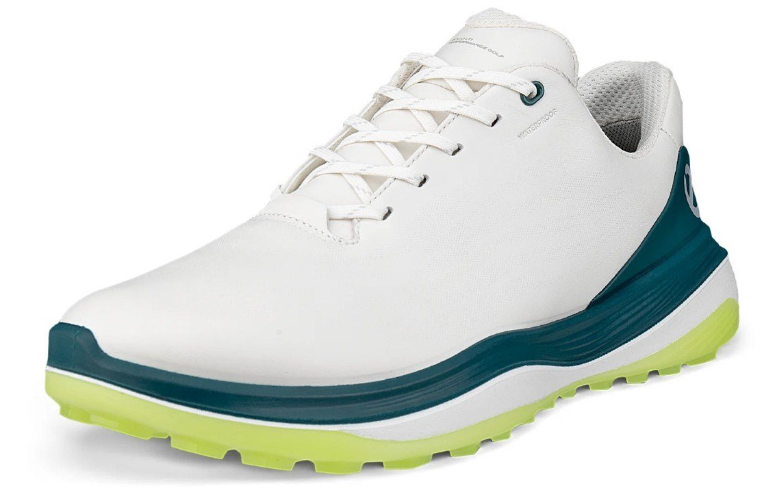 Ecco LT1 męskie buty golfowe, white/baygreen