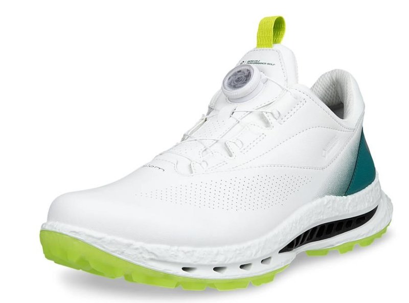 Ecco Biom C5 Boa męskie buty golfowe, biało/zielone