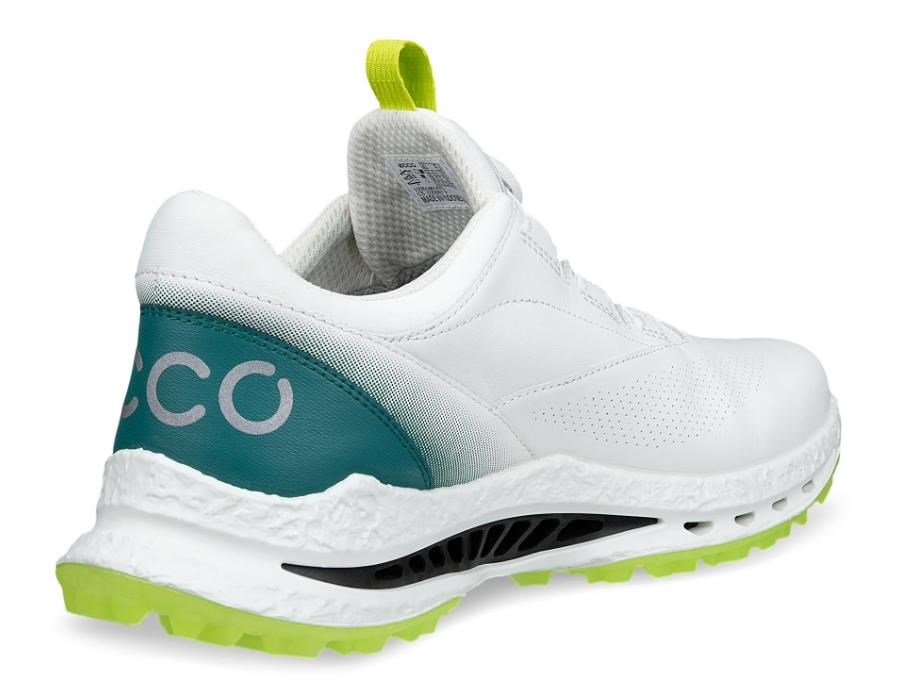 Ecco Biom C5 Boa męskie buty golfowe, biało/zielone