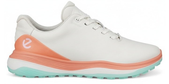 Ecco LT1 damskie buty golfowe, white/burnt coral