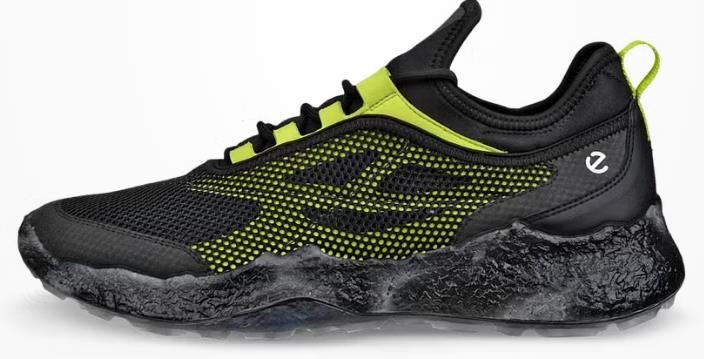 Ecco Biom H5 męskie buty golfowe, black/lime punch