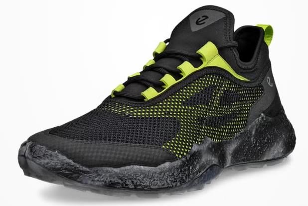 Ecco Biom H5 męskie buty golfowe, black/lime punch
