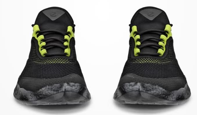 Ecco Biom H5 męskie buty golfowe, black/lime punch