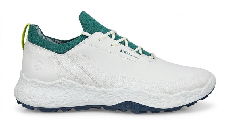 Ecco Biom H5 męskie buty golfowe, white/baygreen
