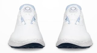 Ecco Biom H5 Boa męskie buty golfowe, white/dusty blue
