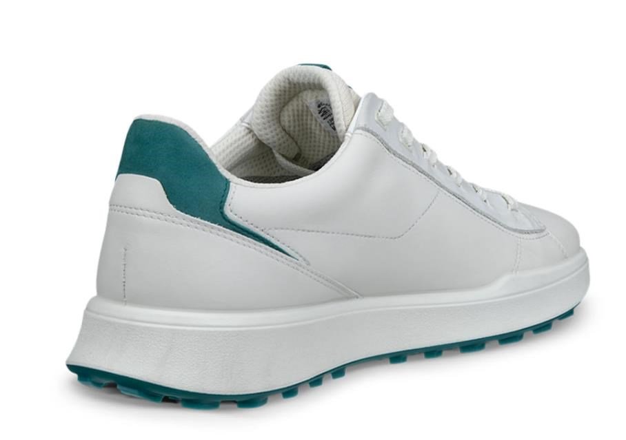 Ecco Street Vibe męskie buty golfowe, biało/zielone