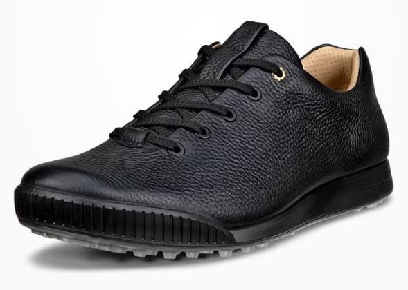 Ecco Golf Street Retro męskie buty golfowe, czarne