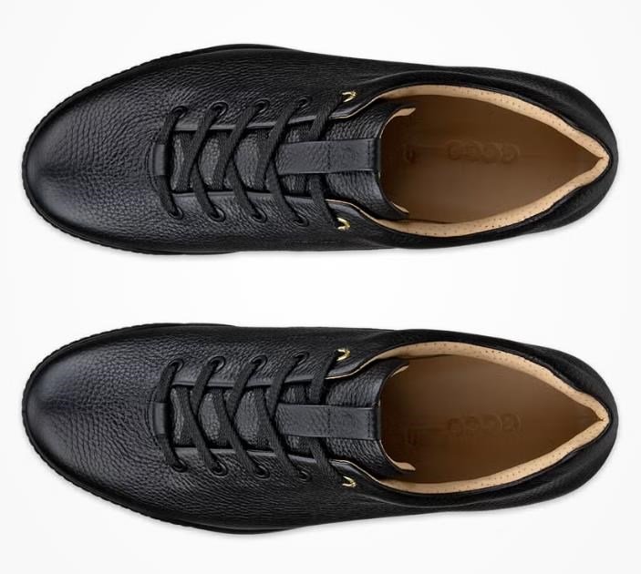 Ecco Golf Street Retro męskie buty golfowe, czarne