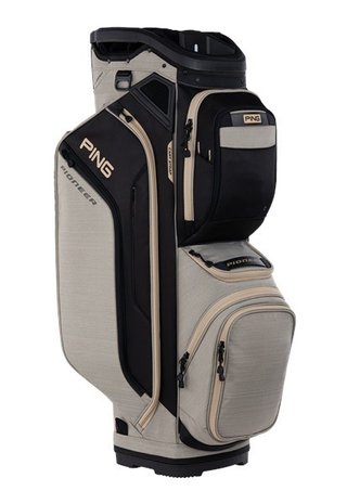 Ping Pioneer 244 cart bag, czarno/beżowy