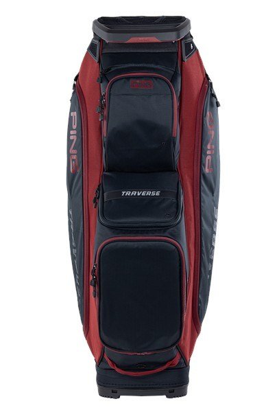 Ping Traverse 244 cart bag, czarno/czerwony