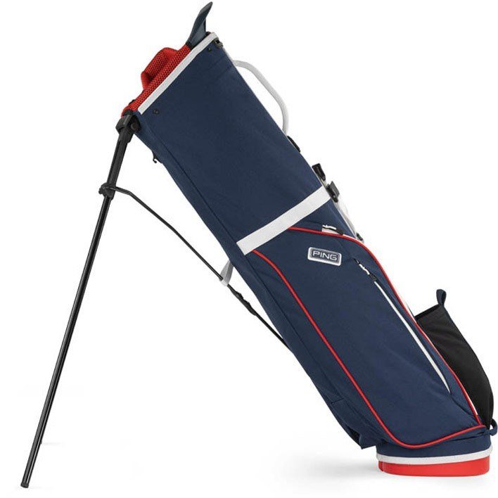 Ping Moonlander 244 stand bag, granatowo/czerwono/biały
