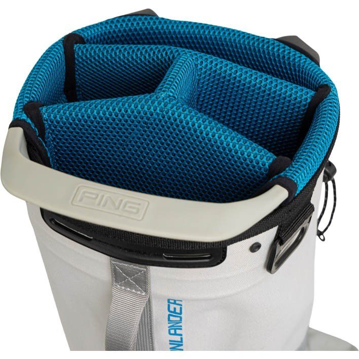 Ping Moonlander 244 stand bag, granatowo/czerwono/biały