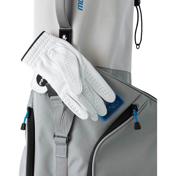 Ping Moonlander 244 stand bag, granatowo/czerwono/biały