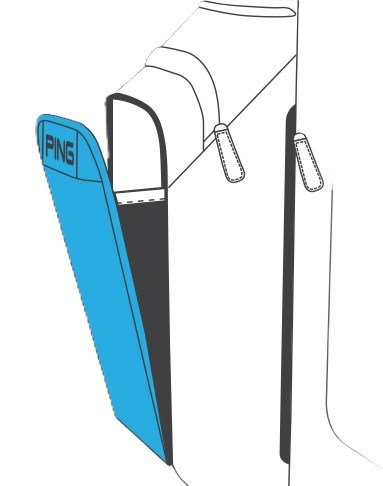 Ping Reserve 254 stand bag, granatowy