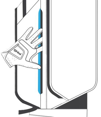 Ping Reserve 254 stand bag, granatowy