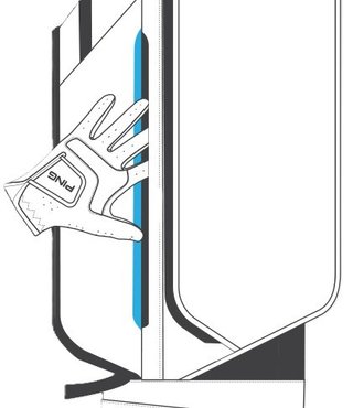 Ping Reserve 254 stand bag, granatowy