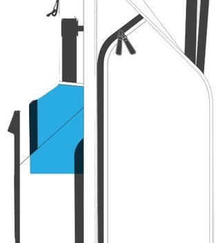 Ping Reserve 254 stand bag, granatowy