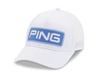 PING Tour Vented Delta czapka z daszkiem, white/fresh water