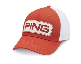 PING Tour Classic czapka z daszkiem, tango/white