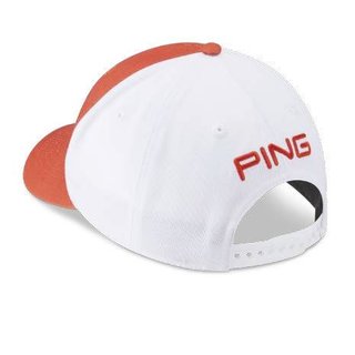 PING Tour Classic czapka z daszkiem, tango/white