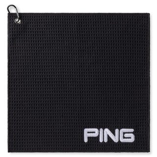 Ping Clip ręcznik golfowy, czarny