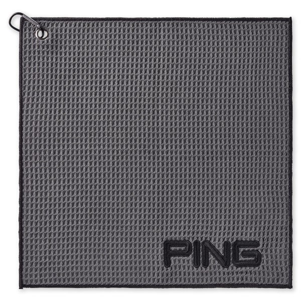 Ping Clip ręcznik golfowy, szary