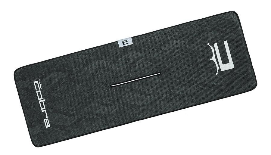 Cobra Snakeskin ręcznik golfowy, black snakeskin