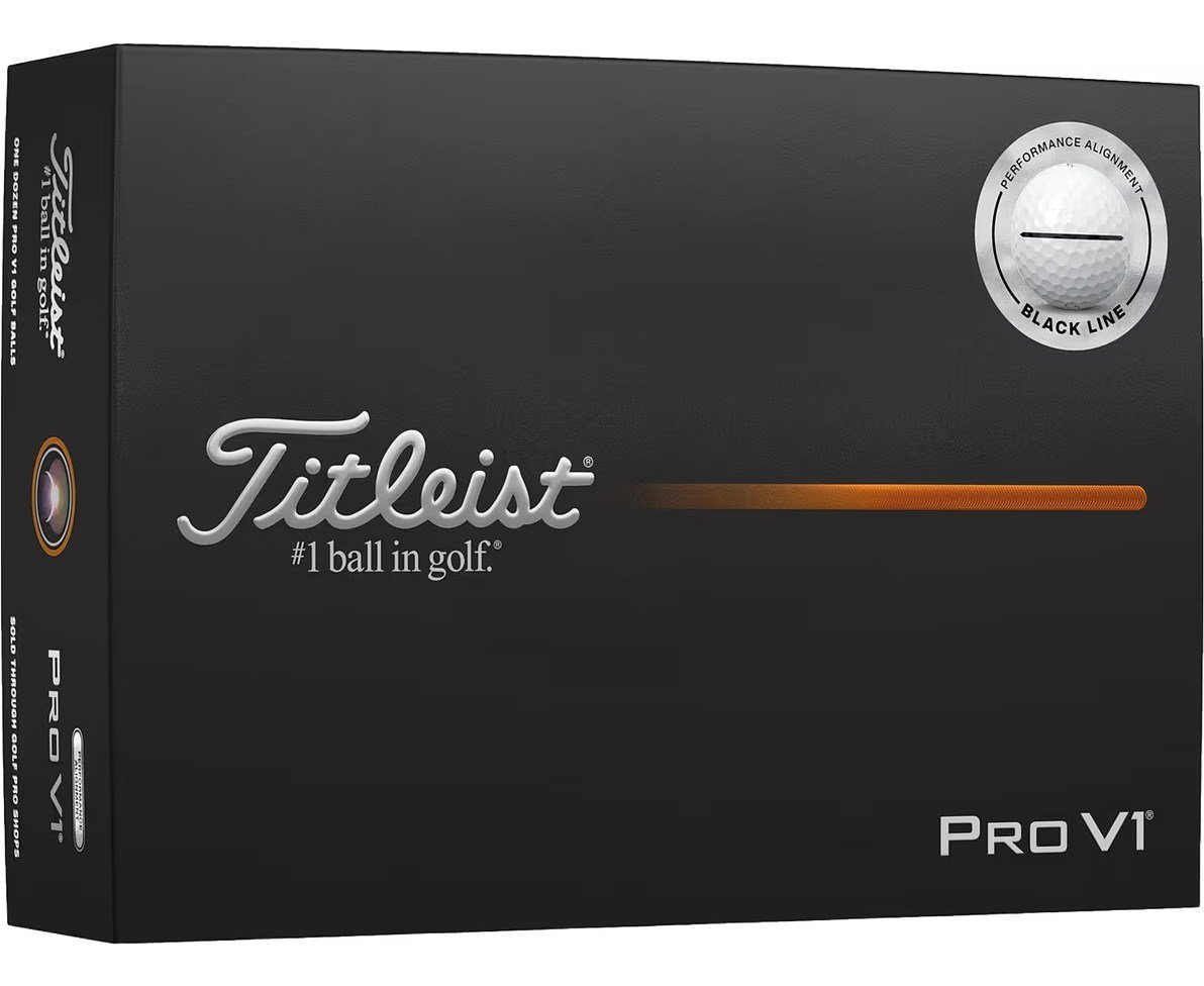 Titleist Pro V1 Performance Alignment Black piłki golfowe