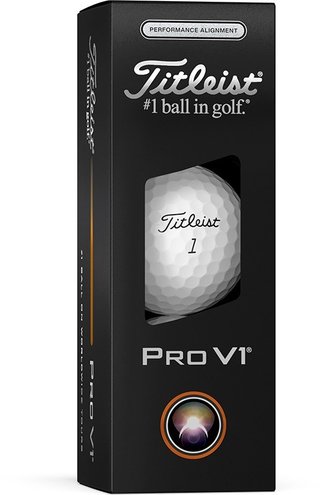 Titleist Pro V1 Performance Alignment Black piłki golfowe