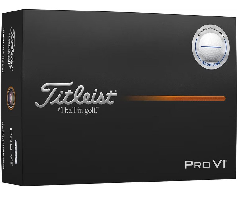 Titleist Pro V1 Performance Alignment Blue piłki golfowe