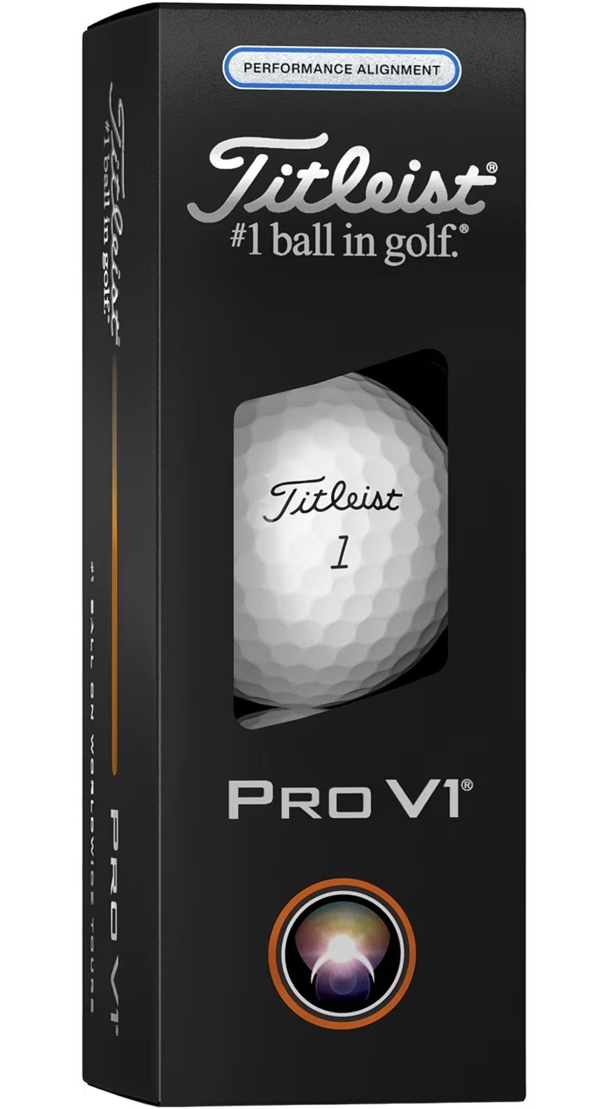 Titleist Pro V1 Performance Alignment Blue piłki golfowe