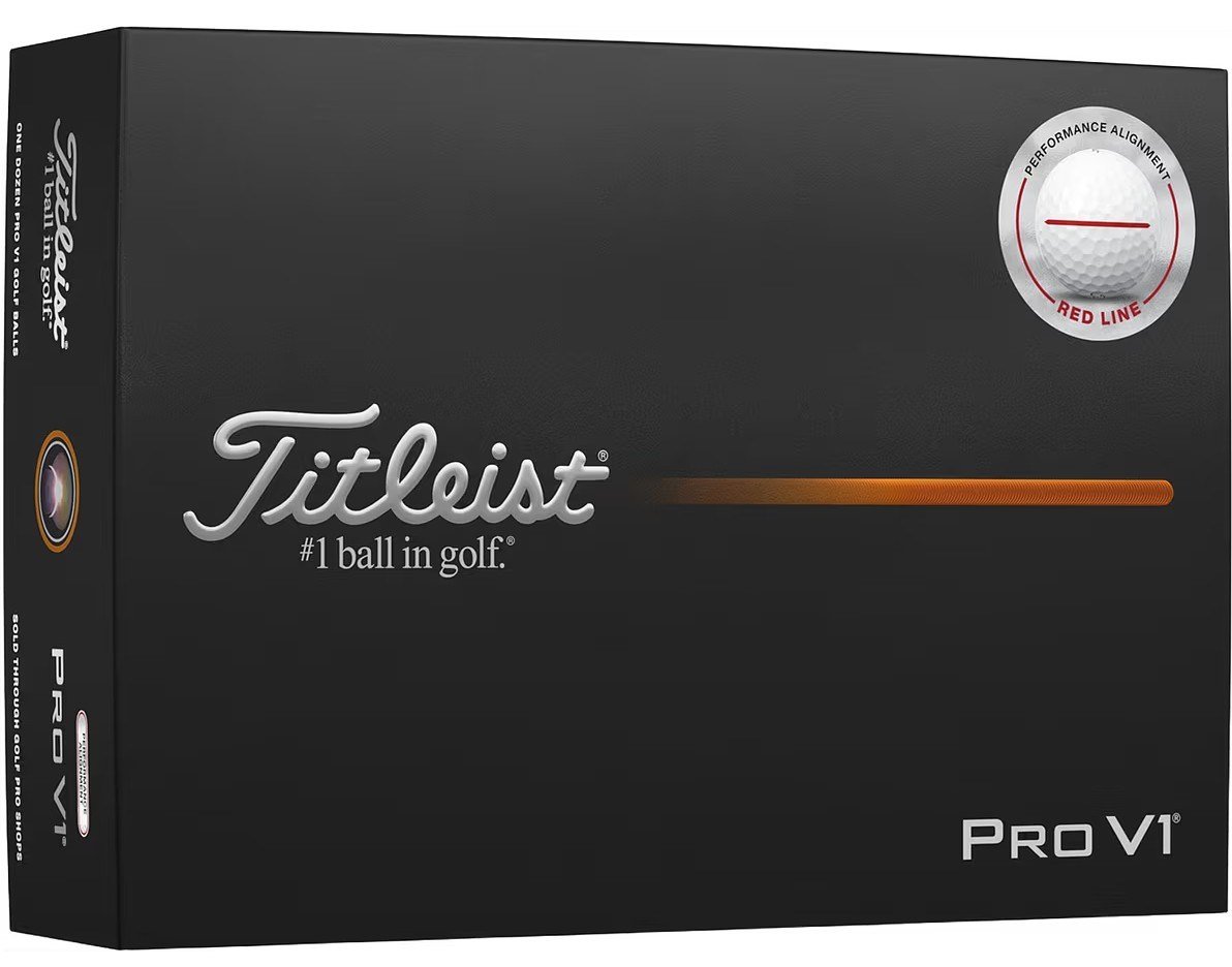 Titleist Pro V1 Performance Alignment Red piłki golfowe
