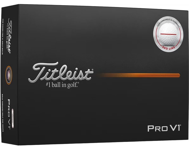 Titleist Pro V1 Performance Alignment Red piłki golfowe