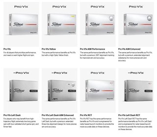 Titleist Pro V1x Performance Alignment Pink piłki golfowe