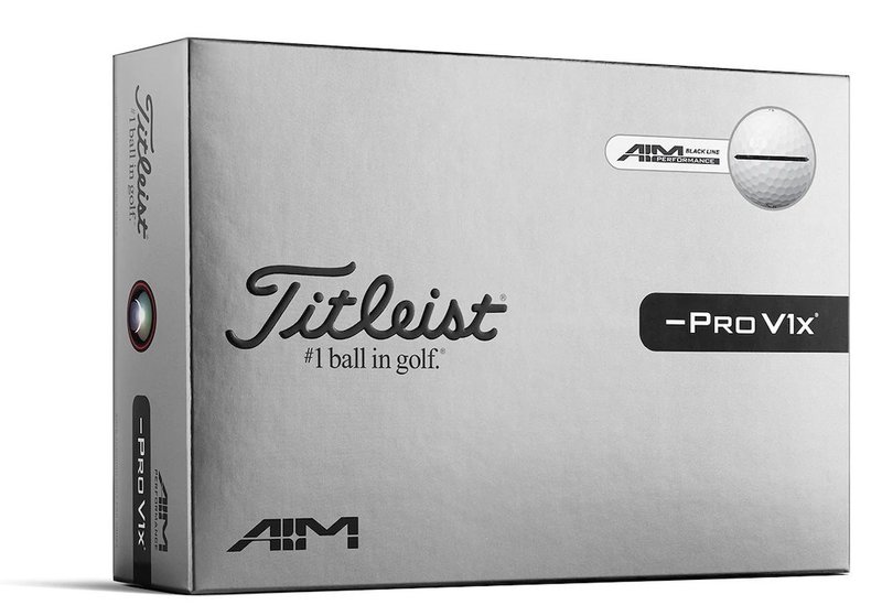 Titleist Pro V1x Left Dash Performance Alignment Black piłki golfowe