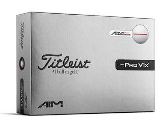 Titleist Pro V1x Left Dash Performance Alignment Red piłki golfowe