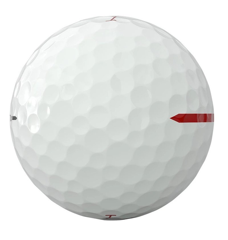Titleist Pro V1x Left Dash Performance Alignment Red piłki golfowe