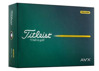 Titleist AVX piłki golfowe, żółte