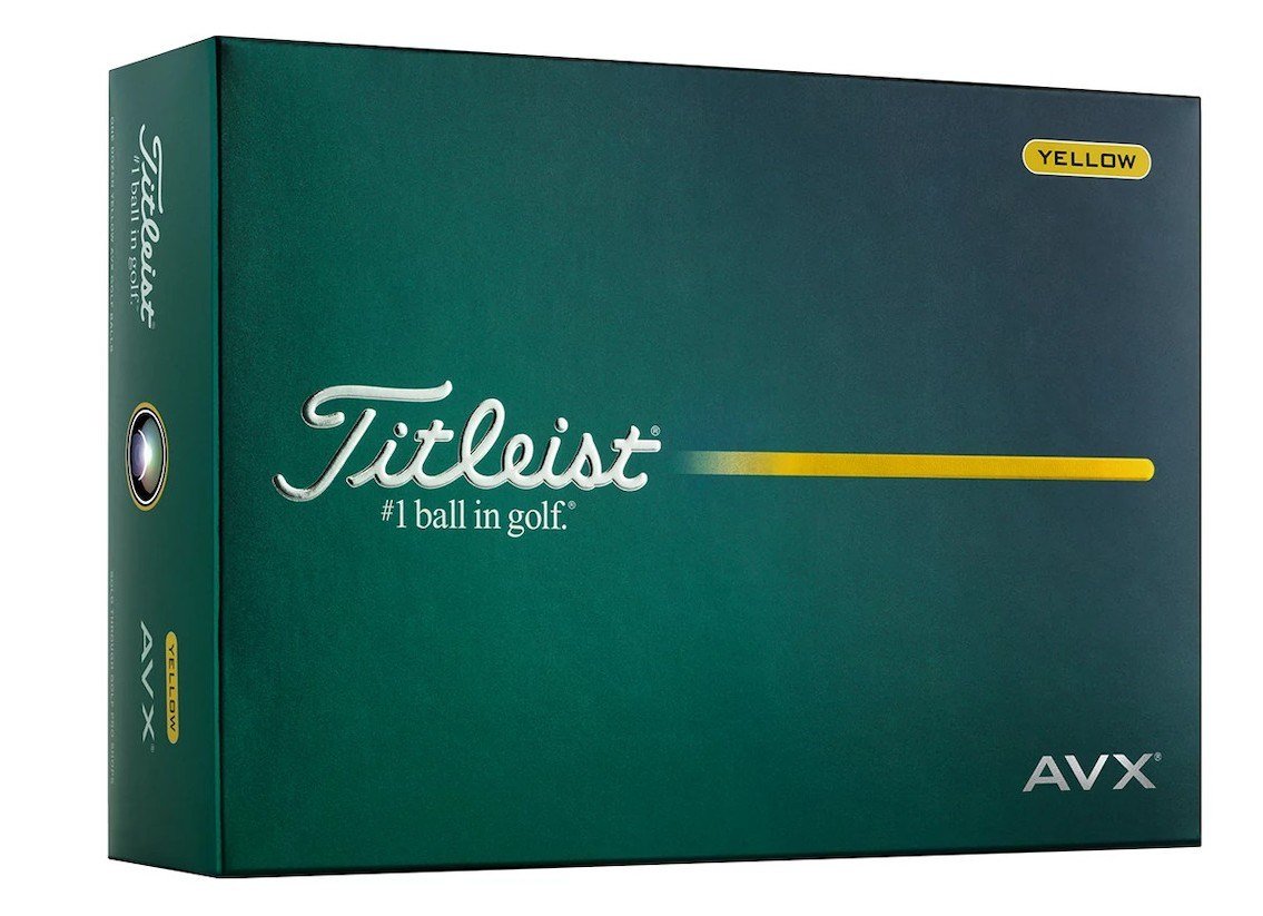 Titleist AVX piłki golfowe, żółte