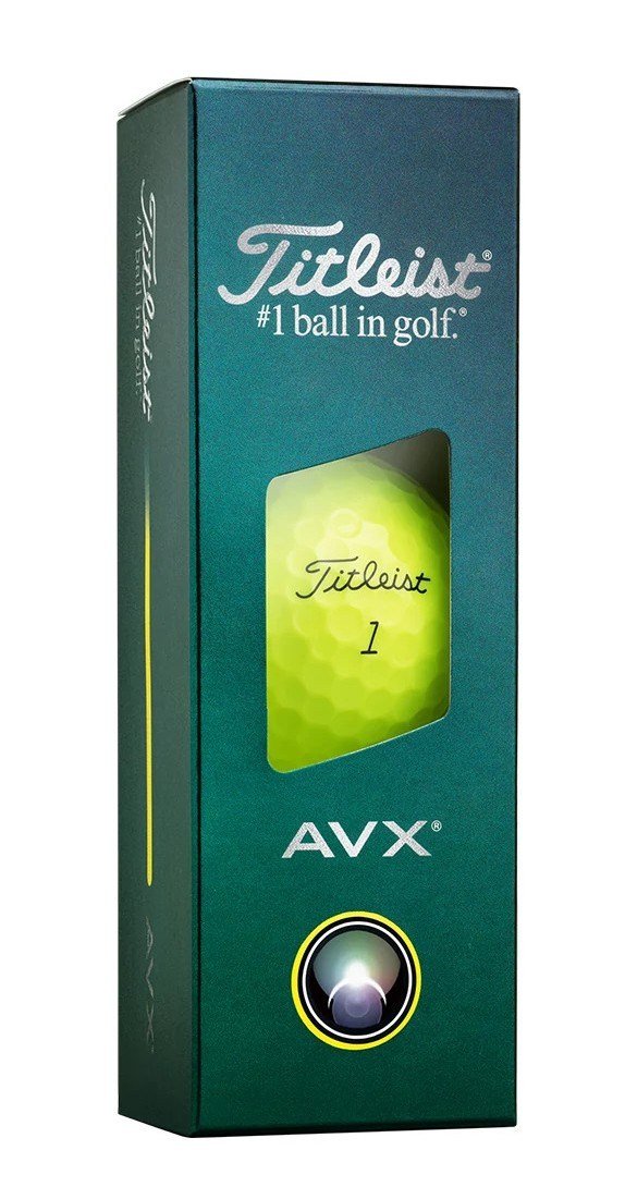 Titleist AVX piłki golfowe, żółte