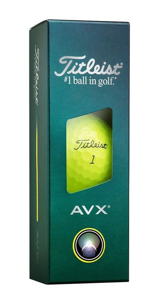 Titleist AVX piłki golfowe, żółte
